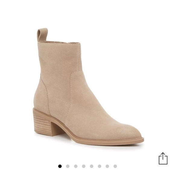 NWOB Dolce Vita Bryson Ankle Bootie In Light Taupe Beige Size 7 - Picture 1 of 9